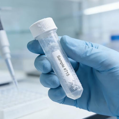 SUPVAN G-Series Cryogenic Laboratory Label, 0.35" W × 13.1' L, White - size: 0.35 in x 13.1 ft