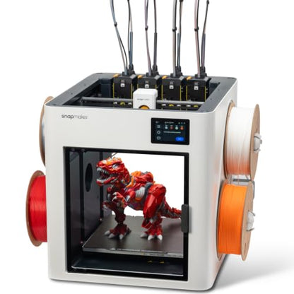 Snapmaker U1 3D Printer,4-Toolhead with 5s Toolchanger,Multi-Color Printing