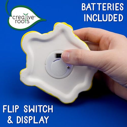 Creative Roots Paint Your Own Stepping Stone Kit, Mini Light Up Turtle - style: Light Up Turtle