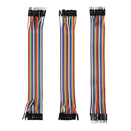Breadboard Jumper Wires Kit 4pcs 400 & 830 Point Solderless Breadboards, 560pcs 2-125 mm U-Shape JumperWires &Tweezer, 65pcs M/M Flexible Jumper Wire and 3pcs 20pin Dupont Wire for Arduino