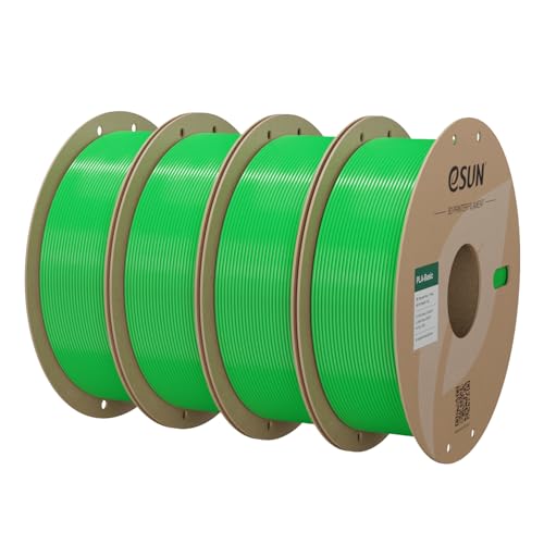 eSUN PLA Basic Filament 1.75mm 3D Printer Filament 4KG Green - color: G4-green, size: 4KG