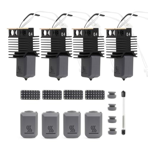 4PK 0.4MM U1 Hotend for Snapmaker U1 Assembled Hardened Steel Hot end - size: 4PK 0.4MM U1 Hotend