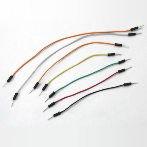 Solderless Breadboard Jumper Cable Wire Kit - 75 Pcs Multicolor 10 Strand 22 Gauge Jumper Wire for All Electronic Devices