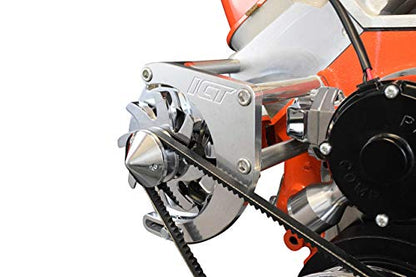 ICT Billet BBC Alternator Bracket Adjustable Electric Water Pump Low Mount Big Block Chevy Long Kit 551449