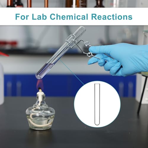 StonyLab Borosilicate Glass Round Bottom Test Tubes, 20mm OD X 150mm Length (Pack of 20) - style: 20 Pack