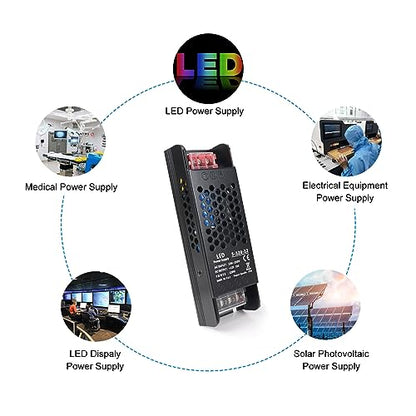 12V 10A 120W Universal Regulated Switching Power Supply, 100-250V AC to 12V DC Converter, LED Driver, Industrial Transformer, Adapter for Strip Light, Lamp, Radio - style: 12 Volt