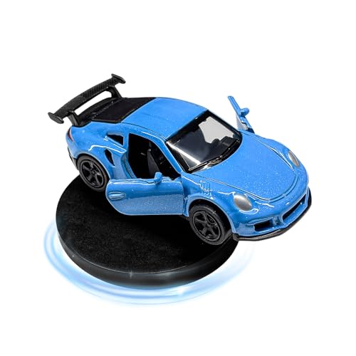 Car Drift Dashboard Ornament, Alloy Racing Model Drifting Spin Auto Dashboard Decoration, Classic Cool Mini Sports Car Dynamic Center Console Decor for Most Vehicles (Blue) - color: Blue