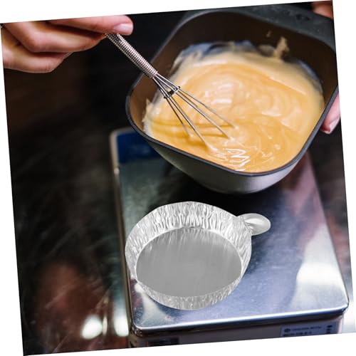 Angoily Aluminum Foil Weighing Dish, 50 Pcs Aluminum Weigh Boats