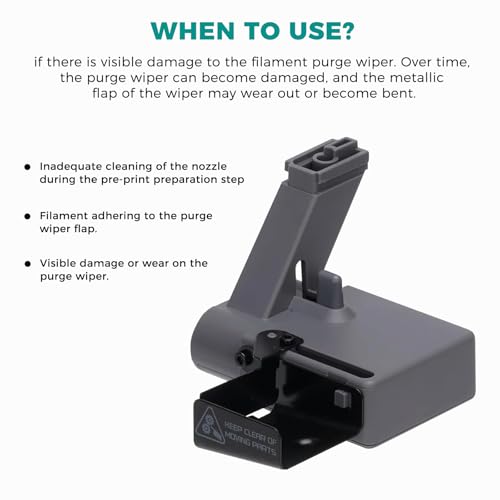 Bamboo Original Purge Wiper & Waste Dispenser for Bambu lab A1/A1 Mini 3D Printer, Collect and Clean Waste Component Automatic Nozzle Cleaning - size: A1 Purge Wiper