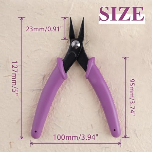 SPEEDWOX 5.5-Inch Long-Nose Pliers Specialty Pointed Nose Micro Plier - size: 5.5" Chain Nose