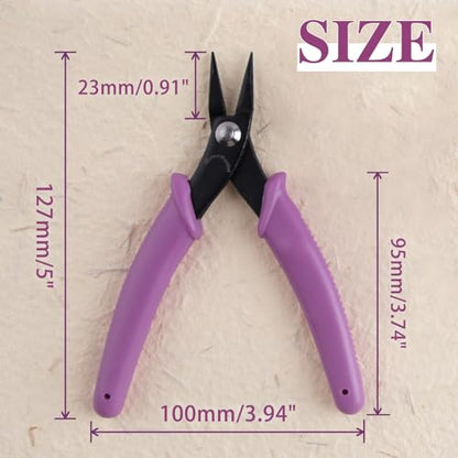 SPEEDWOX 5.5-Inch Long-Nose Pliers Specialty Pointed Nose Micro Plier - size: 5.5" Chain Nose