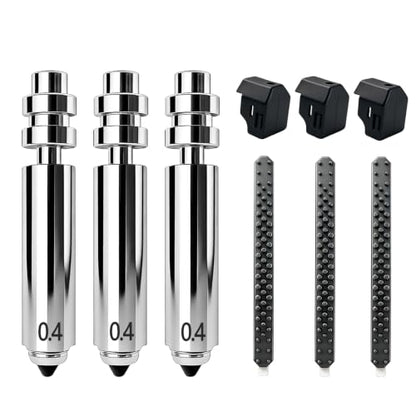 3 Pack 0.4mm Hotend Nozzles for Anycubic Kobra 4 & Kobra X, Integrated Hardened Steel Quick-Swap High Temperature High Flow Replacement Nozzle, Includes 3 Silicone Socks & 3 Cleaning Brushes - style: 3 PK 0.4MM Kobra X Nozzle Kit