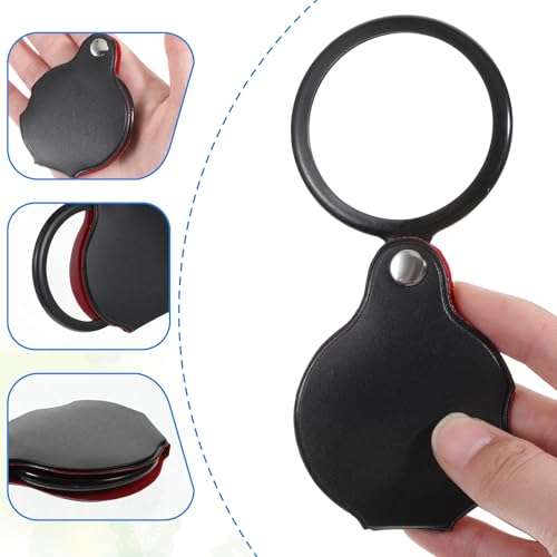 3Pcs Small Magnifying Glass for Kids Portable Pocket Magnifier