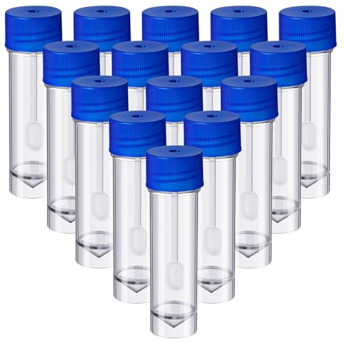 Ceenna 20 Pcs 25-30ml Stool Specimen Cup Stool Container with Spoon Lid