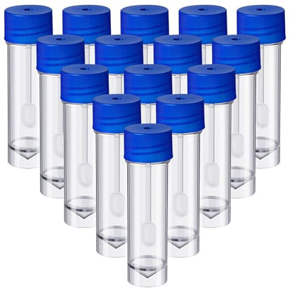 Ceenna 20 Pcs 25-30ml Stool Specimen Cup Stool Container with Spoon Lid