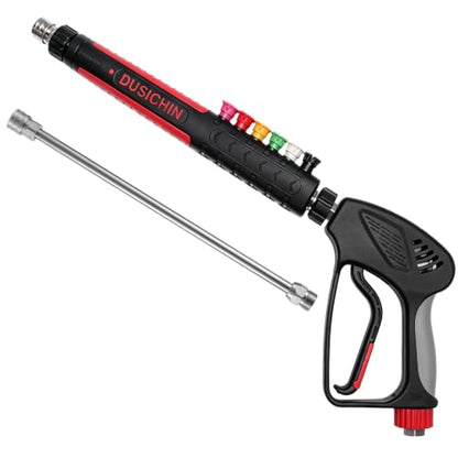 DUSICHIN Pressure Washer Attachment Long Wand Gun 5000 PSI 10.5 GPM