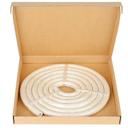 Stonylab Vacuum Rubber Tubing, 18mm (45/64'') OD 8mm (5/16'') ID Vacuum Tubing Natural Rubber Tube for Vacuum, 8 x 18mm (5/16'' x 45/64'') Fitting on StonyLab Glassware Labware - 3m (10 Feet)
