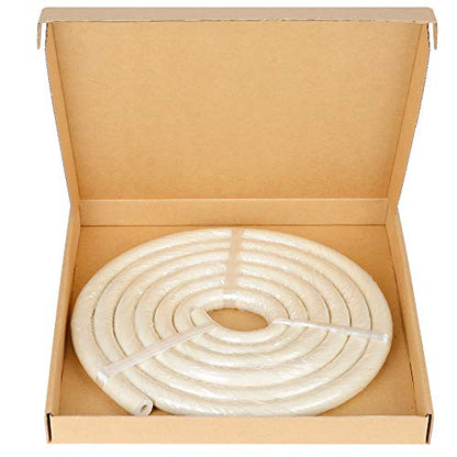 Stonylab Vacuum Rubber Tubing, 18mm (45/64'') OD 8mm (5/16'') ID Vacuum Tubing Natural Rubber Tube for Vacuum, 8 x 18mm (5/16'' x 45/64'') Fitting on StonyLab Glassware Labware - 3m (10 Feet)