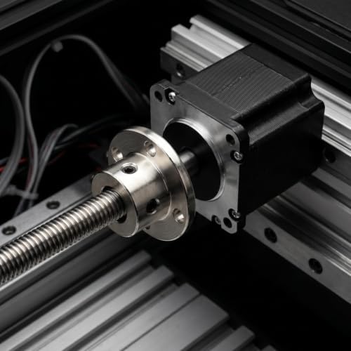 4Pcs 10mm Shaft Coupler, Rigid Coupling Flanged Motor Guide - size: 10mm