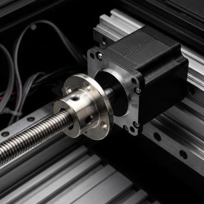 4Pcs 10mm Shaft Coupler, Rigid Coupling Flanged Motor Guide - size: 10mm