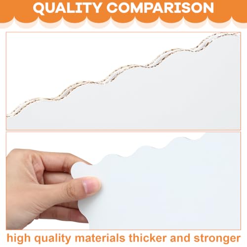 Henoyso 8 Pcs 22 x 38 Inch White Tri Fold Poster Board Bulk for Display - color: White, size: 22 x 38 Inch