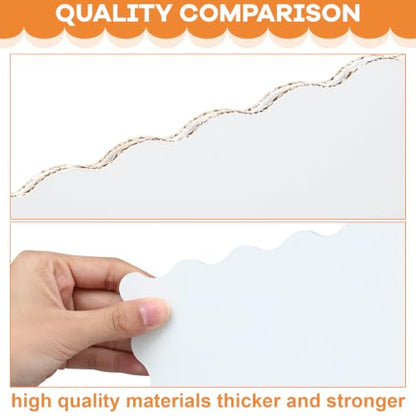 Henoyso 8 Pcs 22 x 38 Inch White Tri Fold Poster Board Bulk for Display - color: White, size: 22 x 38 Inch