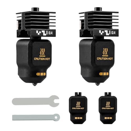 P2 X2 H2 Series Hardened Steel Hotend Nozzle Kit, 2PCS 0.4mm - size: 0.4MM * 2