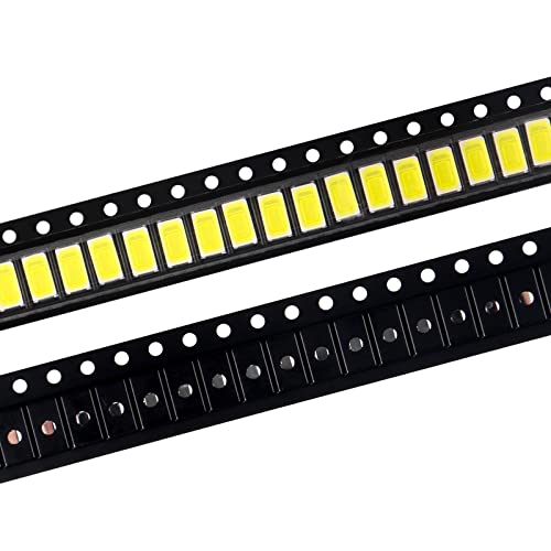 200pcs 5730 (5630) White SMD LED Diode Lights Chips (5.7mm x 3.0mm DC 3V 150mA 0.5W 50-55LM) Super Bright Lighting Bulb Lamps Electronics Components Indicator Light Emitting Diodes - size: 5730/5630 White
