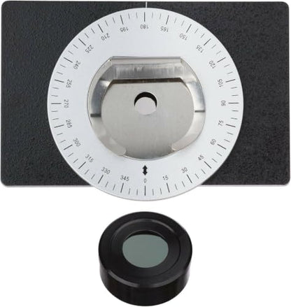AmScope PZK Simple Polarizing Kit for Compound Microscopes, Graduated