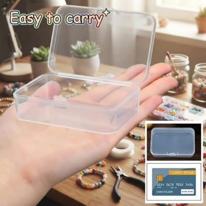 13 Pack Small Plastic Bead Organizers with Clear Case, 3.3 x 2.2 x 1 Inch - size: 3.3 x 2.2 x 1 Inch