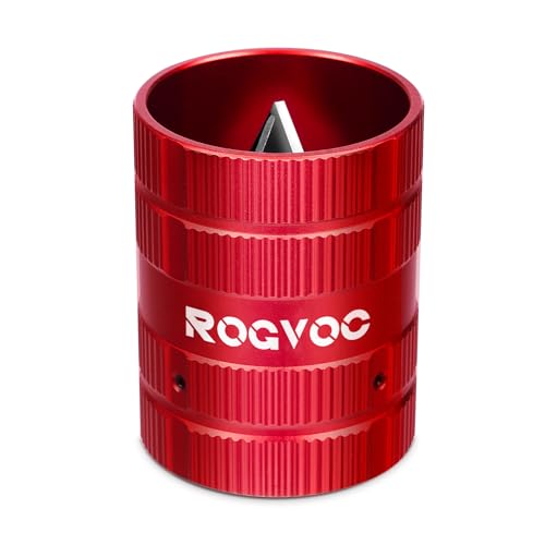 Deburring Tool, Plumbing Reamer Chamfering Tool - color: Red, size: 1/4 to 1-5/8 inch