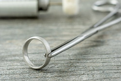 SE 6.25-Inch Stainless Steel Straight Forceps - Self-Locking, Serrated Tip for Precision Grip and Clamping - Perfect for Crafting, Fishing Tasks, Jewelry Making, and More! -660FS - size: 6-1/4", style: Straight