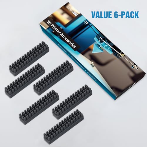 Nozzle Wiper Replacement for Bambu Lab A1 Mini – 6 Pack, E Silicone Nozzle Brush Cleaning Kit, 3D Printer Replacement Accessories - color: A1 Mini