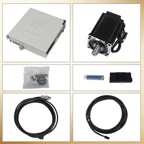 RATTMMOTOR YPMC-1000W 220V Servo Motor (Without Brake)+Servo Motor Driver