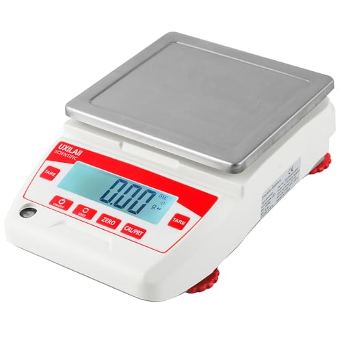UXILAII Lab Scale 3200g x 0.01g Analytical Balance with 1kg Calibration - size: 3200g0.01g
