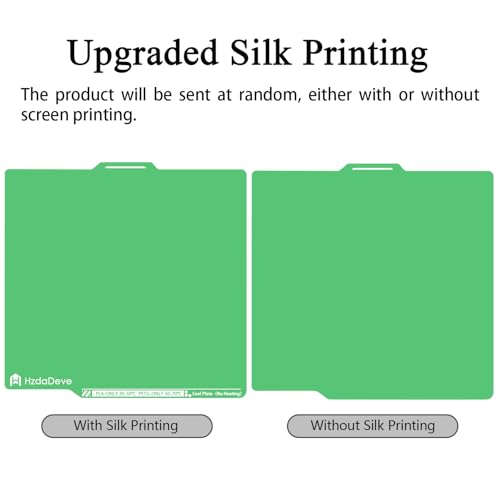 Cool Plate for Lab X2D/P2S/P1S/P1P/A1/X1C Low Temperature Cold Build Plate - color: Green, size: P2S/P1S/P1P/X2D/X1C/A1