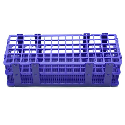 3 Pcs Detachable Plastic Test Tube Rack, 90 Holes Each, 13mm Diameter - color: Blue, size: 90 Holes-13mm