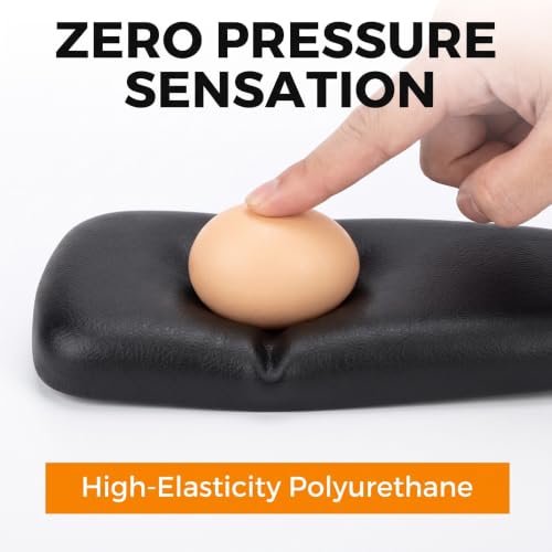 2 PCS Car Elbow Pad Arm Rest, 6.89" x 2.95" Polyurethane Soft Car Knee Cushion, Multi-functional Ergonomic Door Armrest Pad, Universal for Most Vehicles (Black)