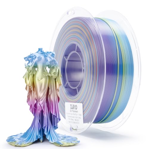 ZIRO Fast Color Change PLA, Shine Multi Color 1KG Spol, Iridescent Prism - color: Iridescent Prism (Silky)
