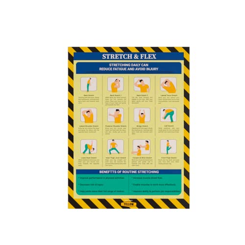 Workplace Safety - Non-Lamintated Poster, 12 x 16" (Stretch) - color: Stretch