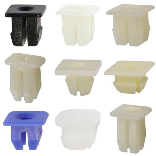 360pcs Grille & License Plate Headlight Bezel Nylon Nut #6,#8,#10,#12,#14 - size: 36 Size 360pcs B