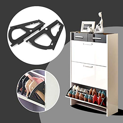 Shoe Cabinet Hinge, 1 Layers Shoe Cabinet Flip Frame Shoe Rack Hinges Flip Drawer Hinge Hardware Parts for Shoe Cabinet, Flip Drawer, Smooth Flipping - size: 1 Layer