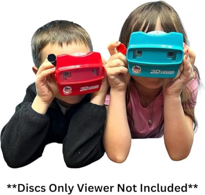 WARM FUZZY Viewfinder Reels Planes | 3 Reels & 21 HD 3D Images - color: Planes