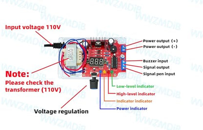 WWZMDiB LM317 Adjustable Voltage Regulator Kit AC-DC 110V to 1.25V-12V DIY Electronic Components Kits for Adults