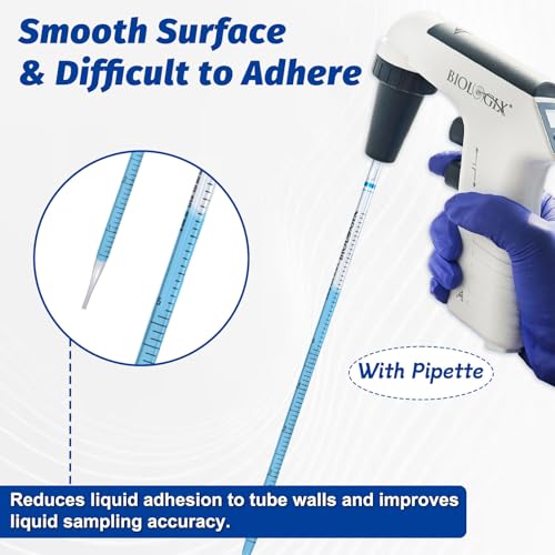 5mL Serological Pipette, 100Pcs Sterile Plastic Serological Pipet - size: 5ml-100Pcs