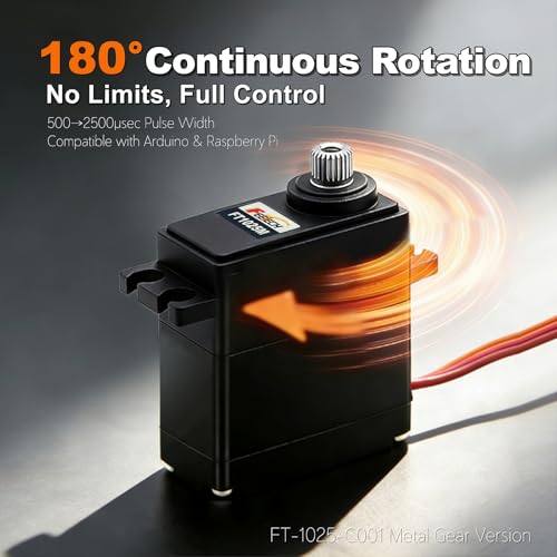 7.4V 10.5KG Metal Gear Digital Servo Motor, High Torque 180 Degree RC Servo for TRX4M, SCX24, 1/10 Scale Cars, Robotics, Boats & Planes, Upgraded Metal Gear System - size: 7.4V 10.5KG-180°