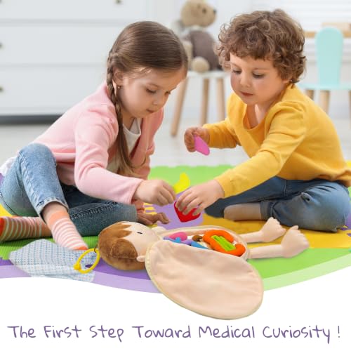 June Garden 18" Lucas Plush Anatomy Doll with Removable Organs - color: Little Patient Lucas