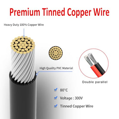 ELFCULB XT60i Female to XT60 Male Cable 12AWG 6FT for Power Stations - color: 12AWG XT60 Male-XT60i, size: 6FT