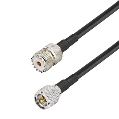 MINI-UHF Adapter MINI-UHF Male to SO-239 UHF Female RG58 Cable 3.3 feet - color: UHF Female to MINI-UHF Male Cable