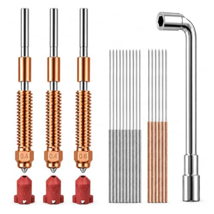 22PCS Quick-Swap Nozzle Kit 0.4/0.6mm for Creality K1C/K1 Max/Ender 3 V3